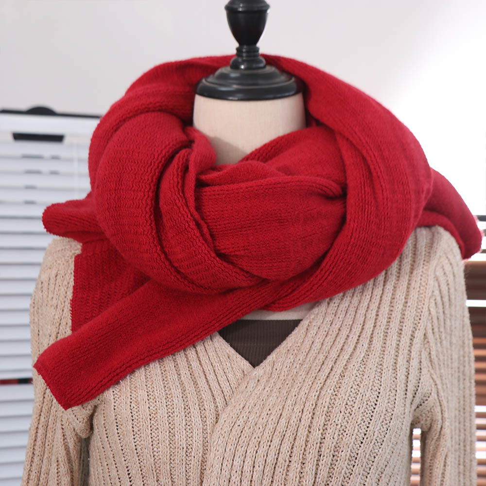 Hoge kwaliteit effen kleur her - Wool Scarf Men recensie en prijs