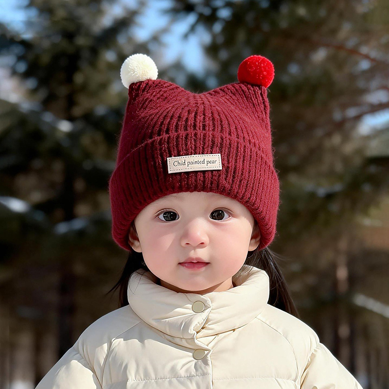 1-4Year Baby Gebreide Muts Leu - Knit Beanie Hat Warm recensie en prijs