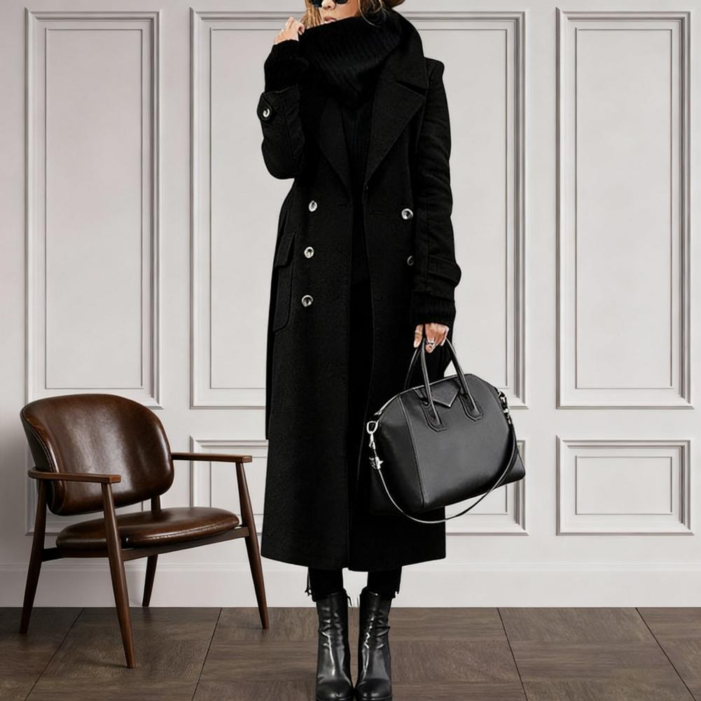 Damesjas Dames dubbelgeknoopte - Wool Coat Peacoat recensie en prijs