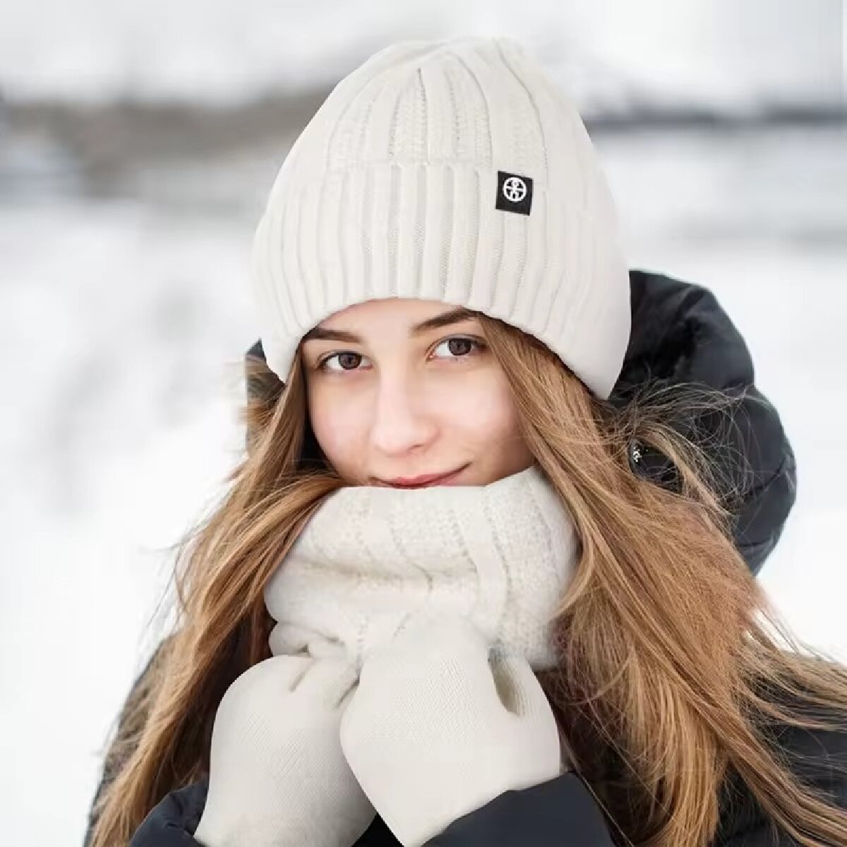 3pcs Winter Beanie Hoed Handsc - Wool Scarf Men recensie en prijs