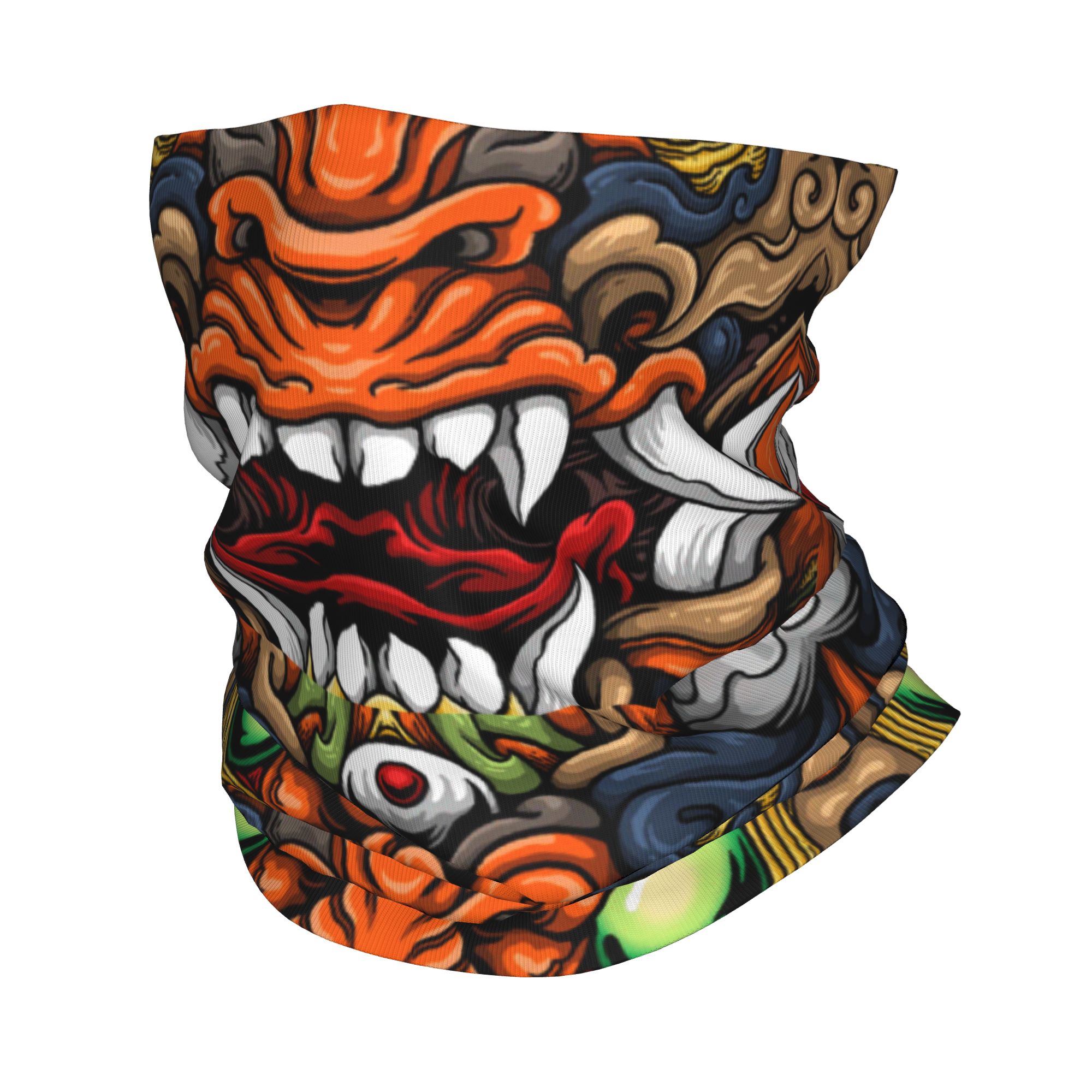 Aangepaste Samurai Demon Oni W - Neck Gaiter Fleece recensie en prijs