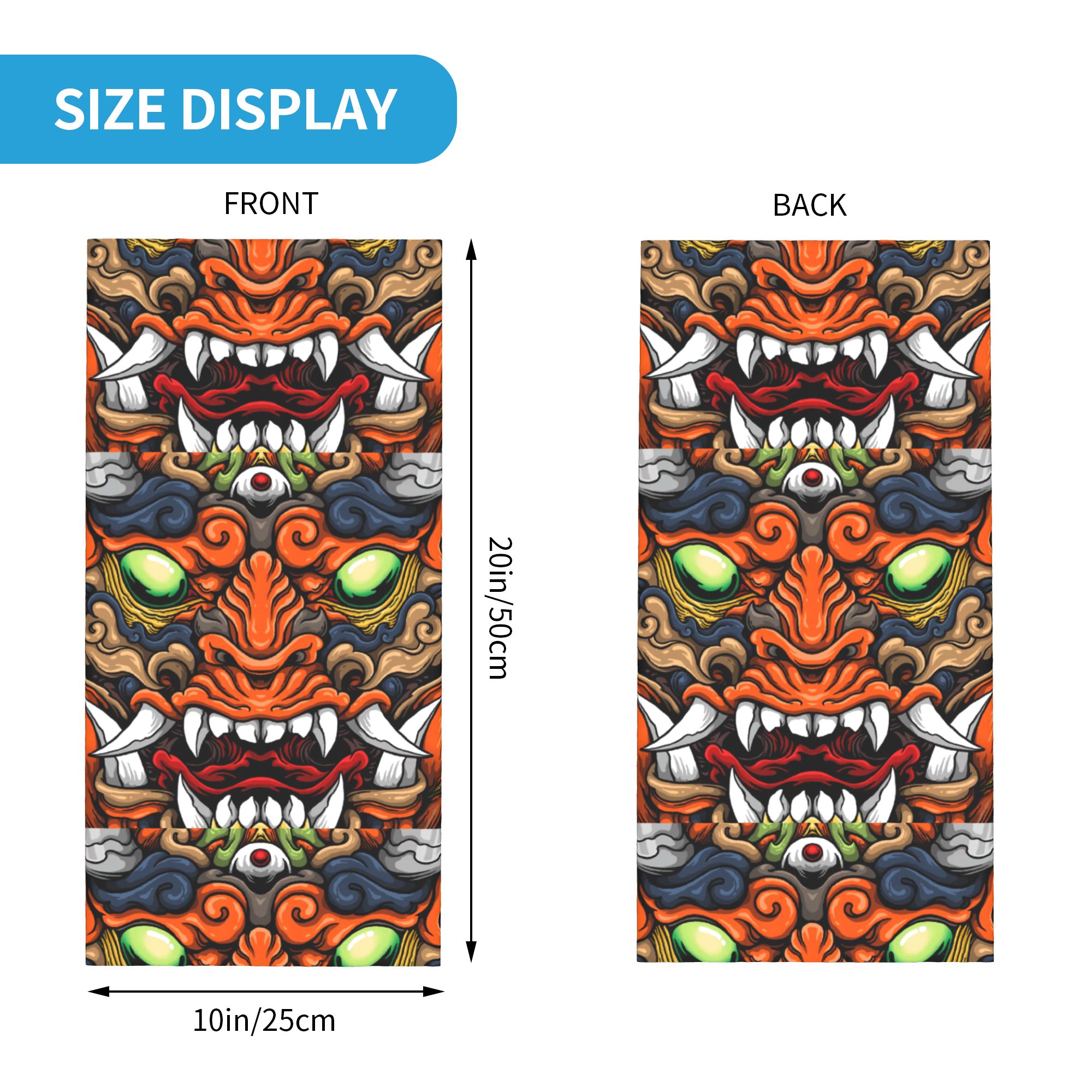 Aangepaste Samurai Demon Oni W - Neck Gaiter Fleece recensie en prijs