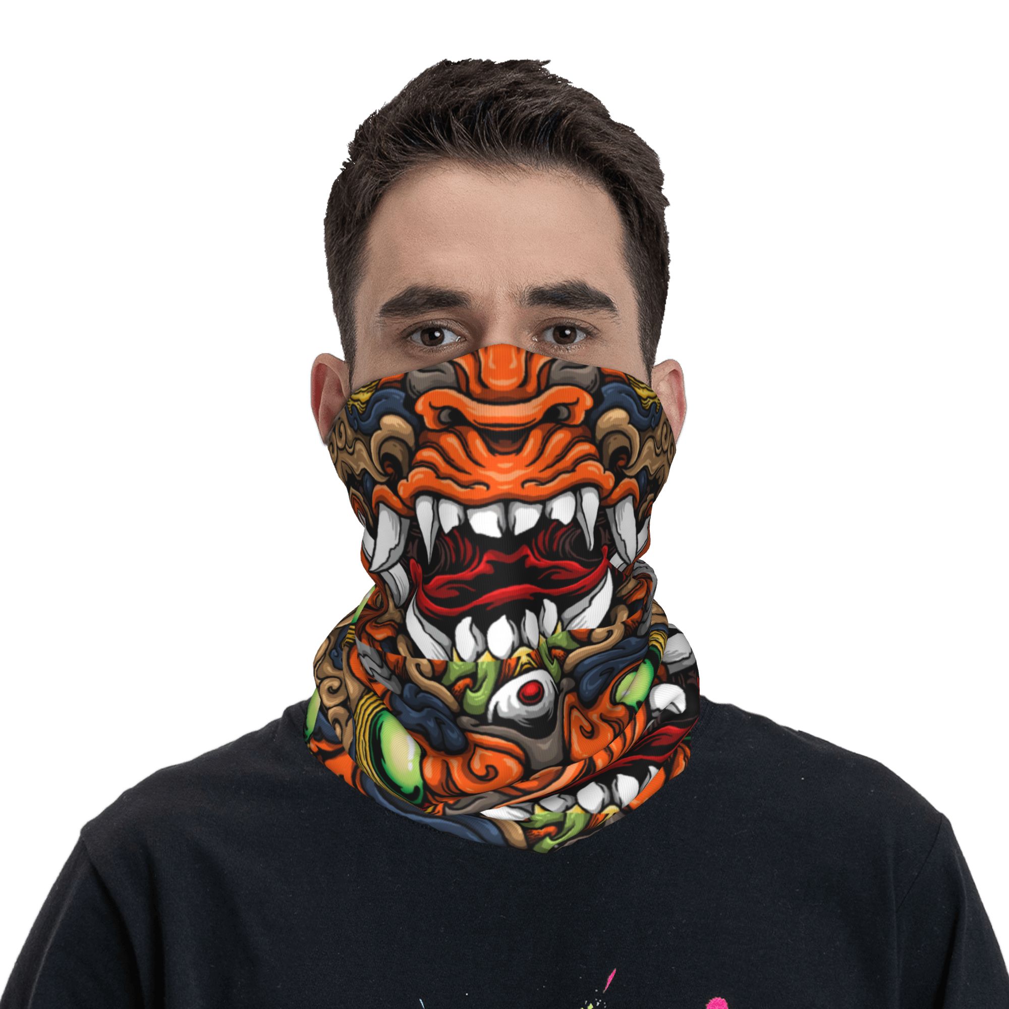 Aangepaste Samurai Demon Oni W - Neck Gaiter Fleece recensie en prijs
