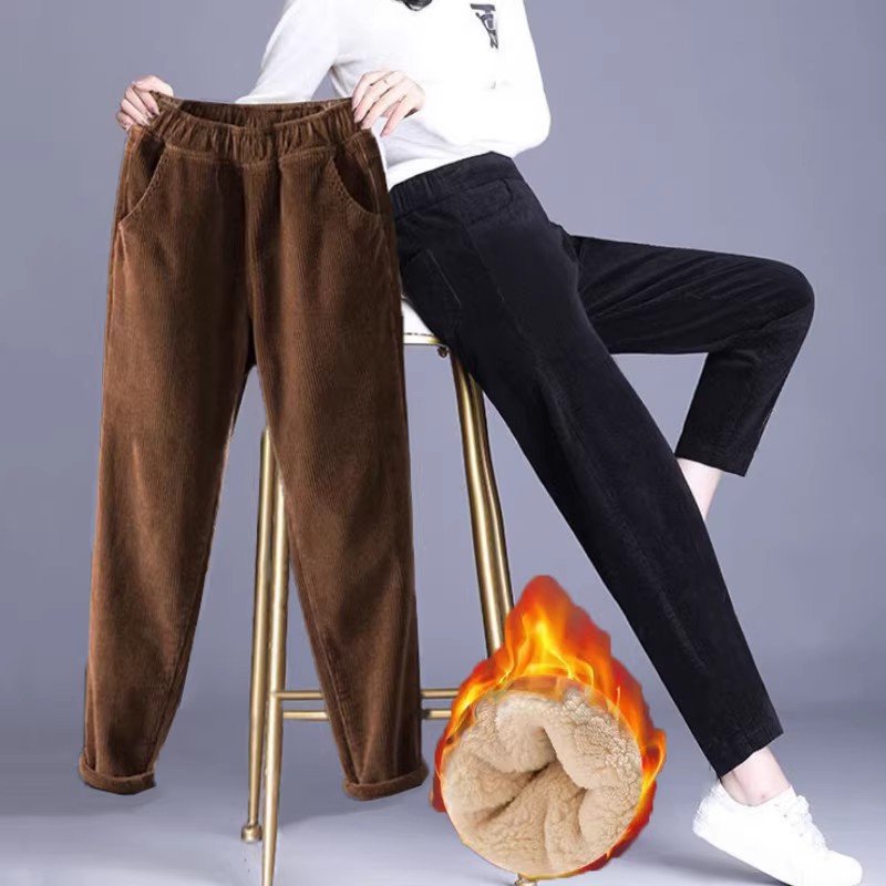 1 stks Vrouwen Herfst Winter P - Corduroy Pant Warm recensie en prijs